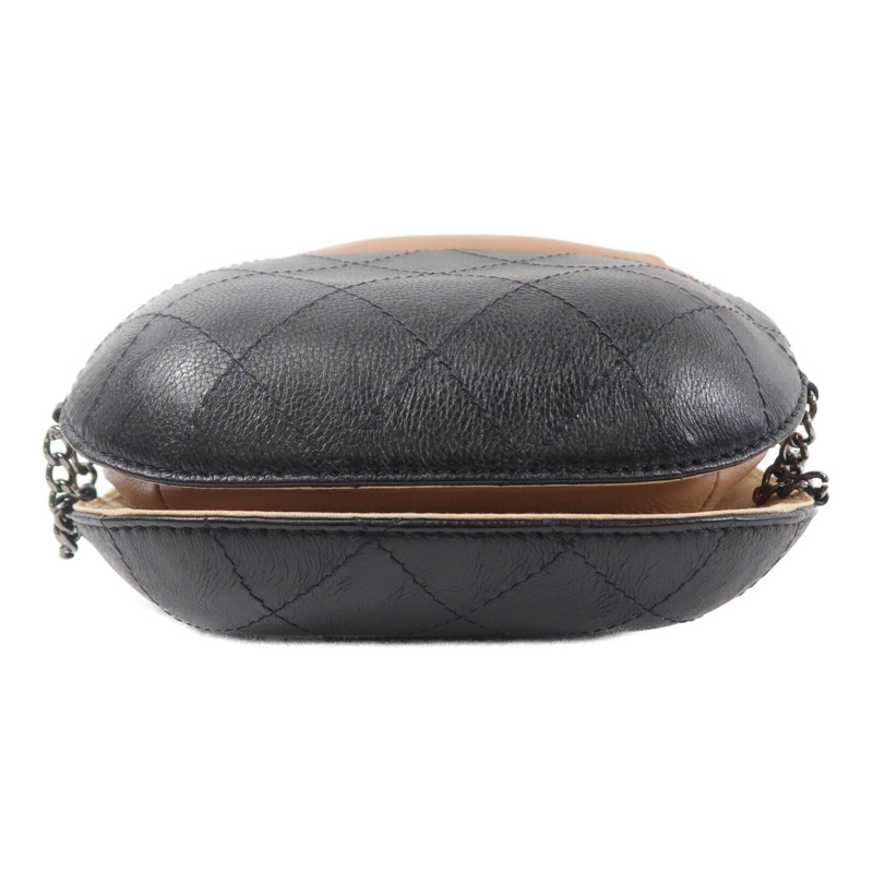CHANEL 牛皮皮革Small Gabrielle Bcuket Bag鏈帶肩背袋-3