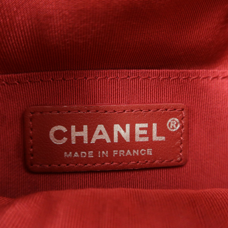 CHANEL 牛皮皮革Small Gabrielle Bcuket Bag鏈帶肩背袋-5
