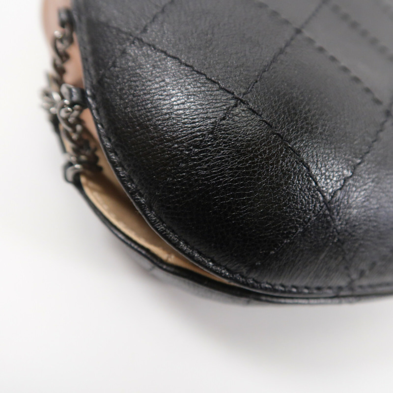 CHANEL 牛皮皮革Small Gabrielle Bcuket Bag鏈帶肩背袋-12