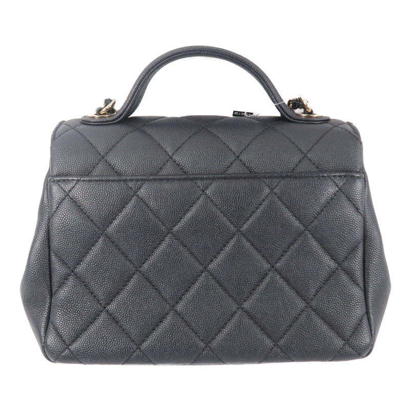 CHANEL 牛皮皮革Business Affinity鏈帶肩背袋-1