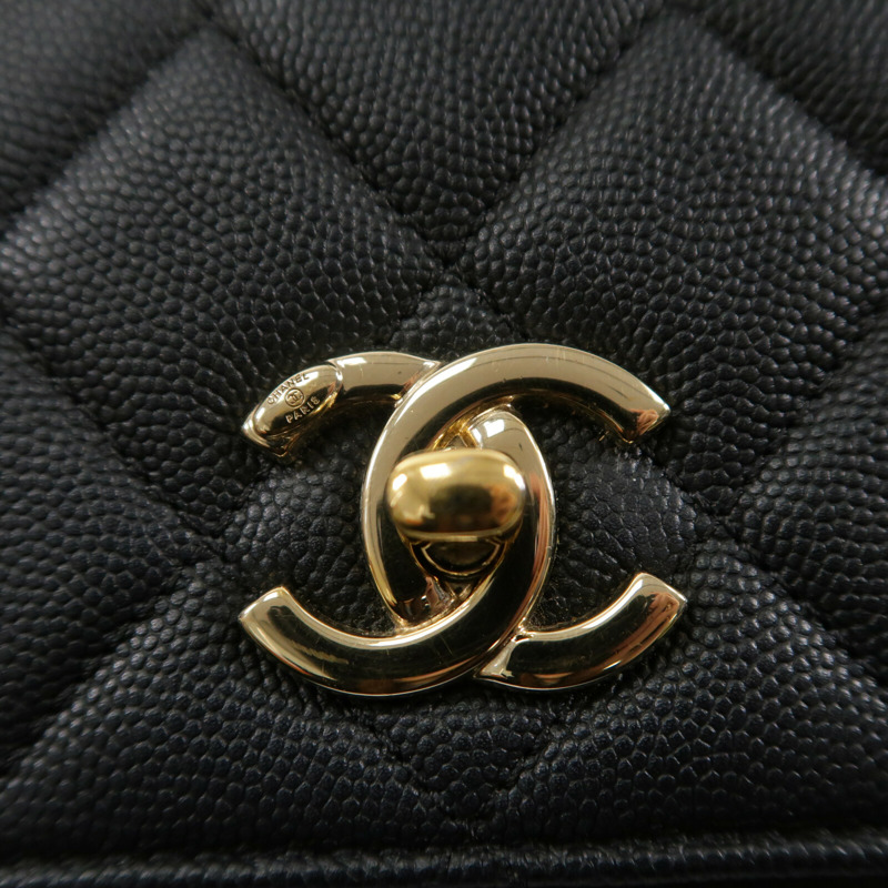CHANEL 牛皮皮革Business Affinity鏈帶肩背袋-6