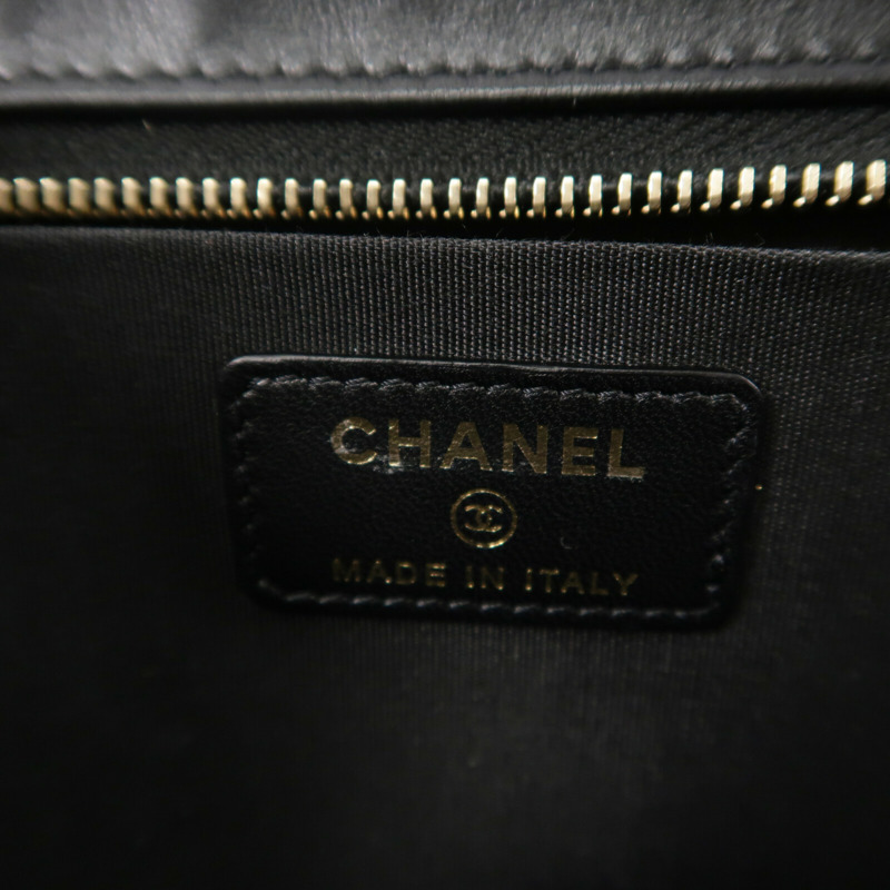 CHANEL 牛皮皮革Chain Shoulder鏈帶肩背袋-5