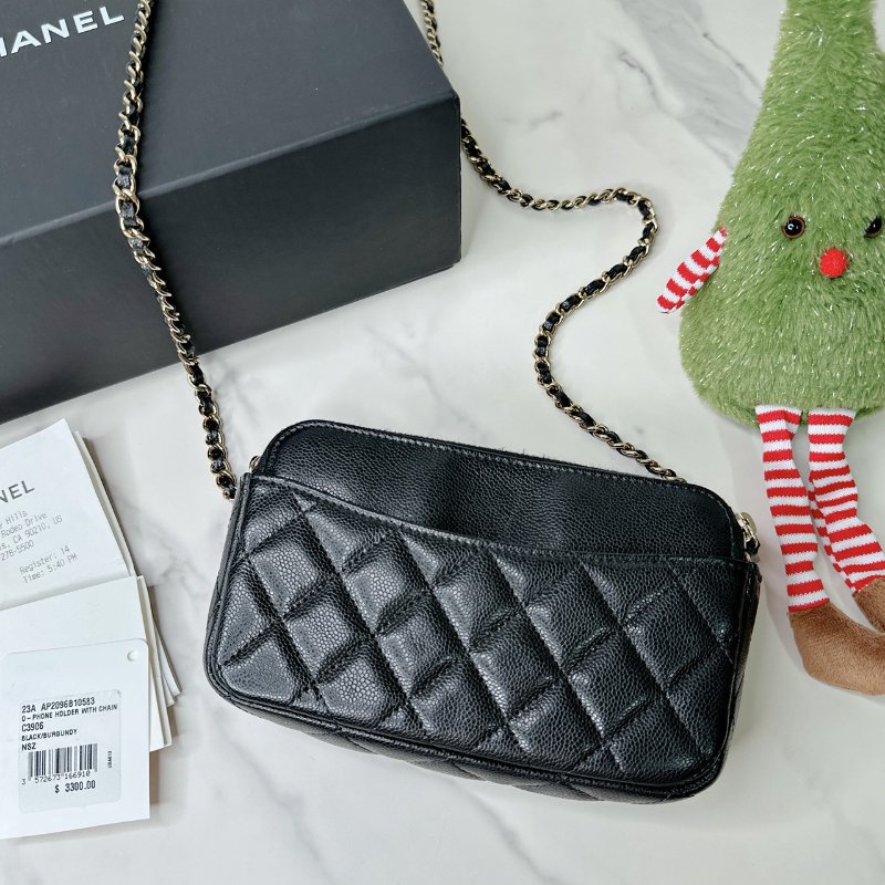 CHANEL 鏈帶雙層手機包-1