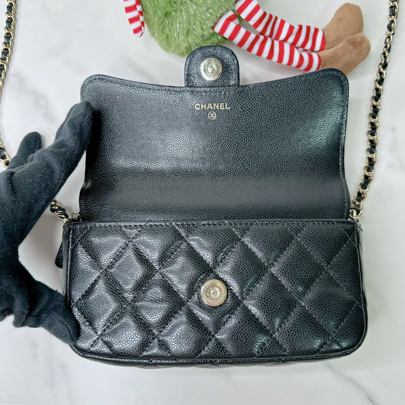 CHANEL 鏈帶雙層手機包-4