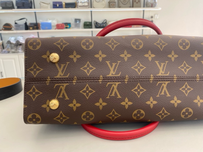 LV/路易威登 Tuileries老花拼皮單肩手提包 18年編碼 有芯片-6