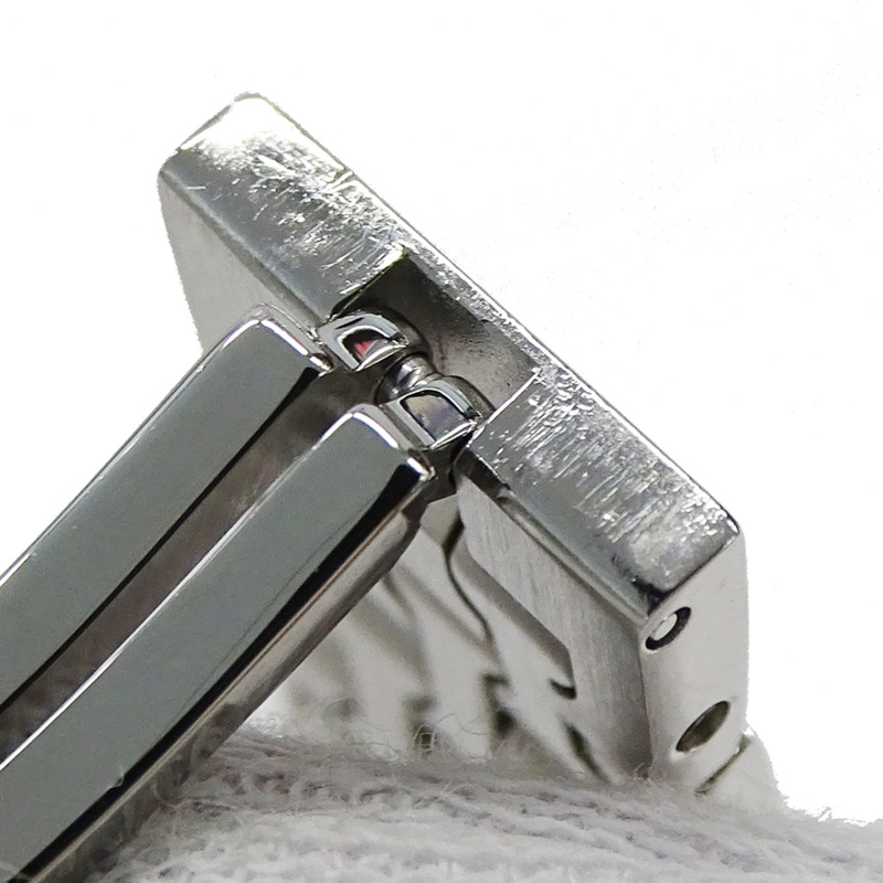 愛馬仕 (Hermes) 女士腕錶品牌 H-Watch 12P 鑲鑽石英錶 QZ HH1.210 不鏽鋼 SS 銀色-9