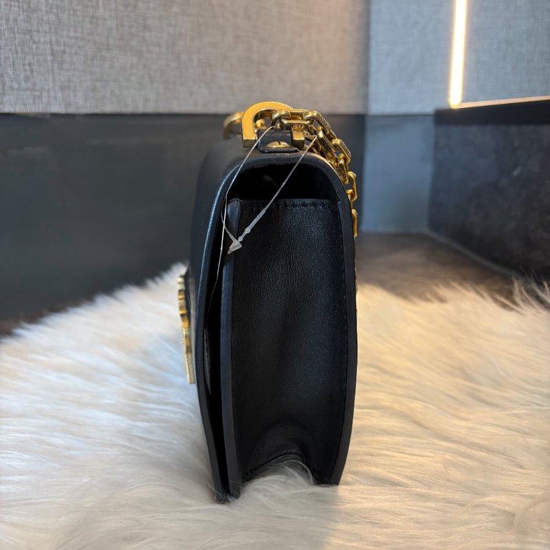 DIOR 字母LOGO鍊條包 黑色-2