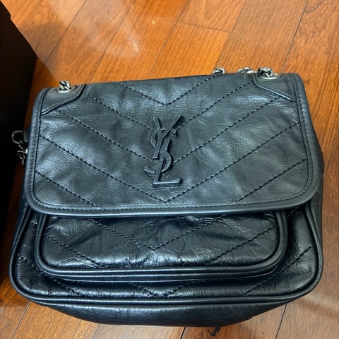 YSL NIKI BABY 黑色鏈條包 香港專櫃購入