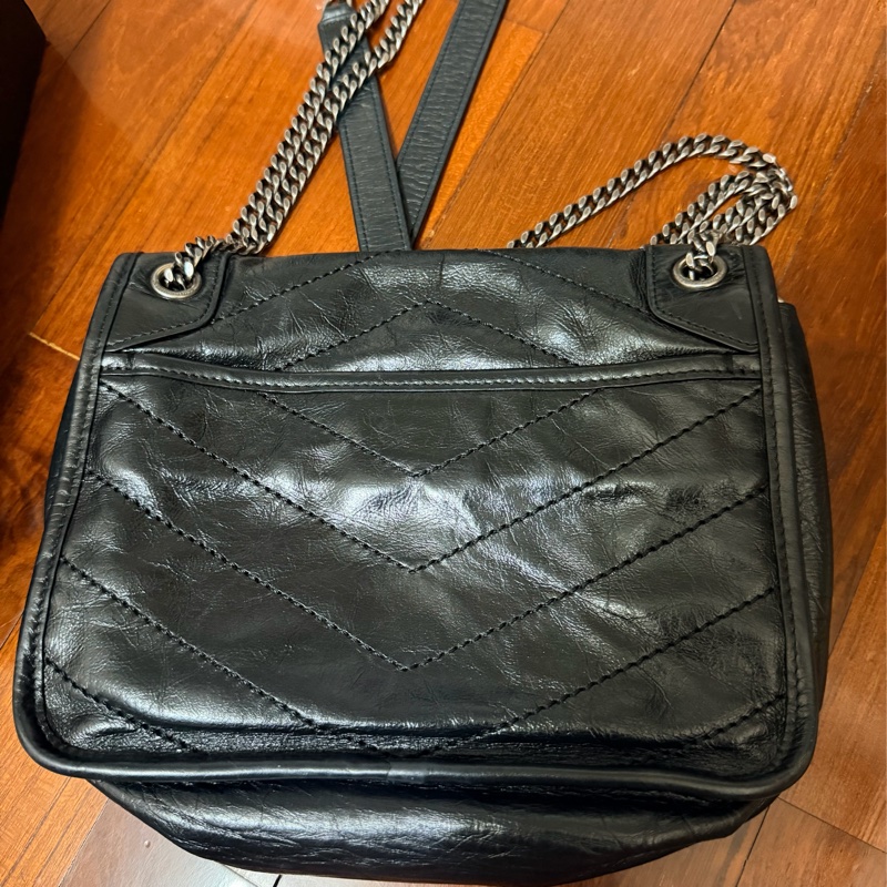 YSL NIKI BABY 黑色鏈條包 香港專櫃購入-6