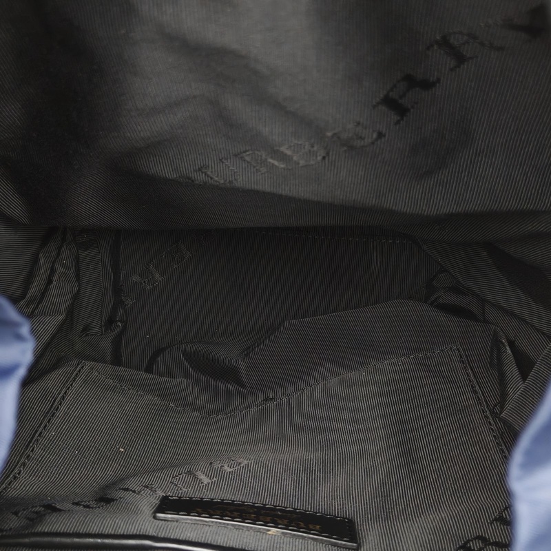 Burberry TheRucksack軍旅雙肩包中號藍色尼龍-4