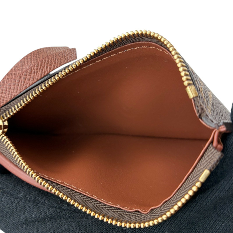 棕色 原花帆布 Victorine 三折短夾【LOUIS VUITTON LV 路易威登】 M62472-5
