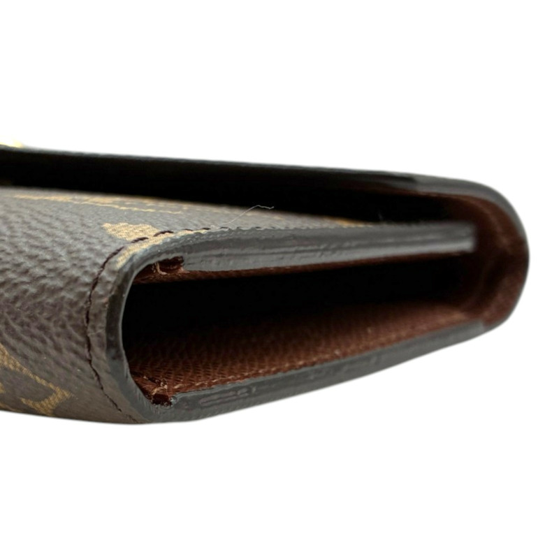 棕色 原花帆布 Victorine 三折短夾【LOUIS VUITTON LV 路易威登】 M62472-10