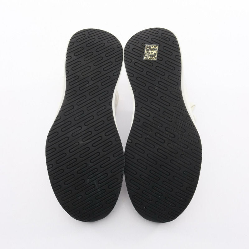愛馬仕 Easy 運動鞋,皮革/麂皮,白色,二手,男士 41 碼-3