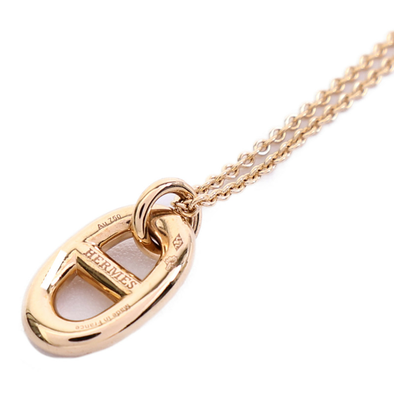 HERMES 18K玫瑰金Farandole Pendant項鍊-5