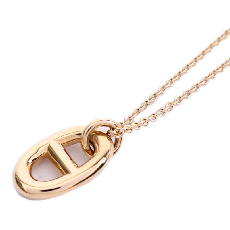 HERMES 18K玫瑰金Farandole Pendant項鍊-6