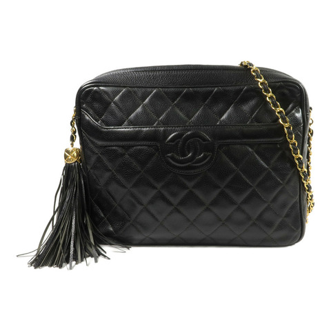CHANEL 牛皮皮革Vintage Chain Shoulder Bag鏈帶肩背袋