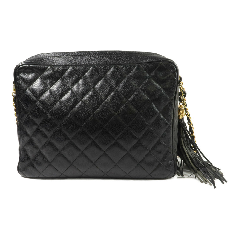 CHANEL 牛皮皮革Vintage Chain Shoulder Bag鏈帶肩背袋-1