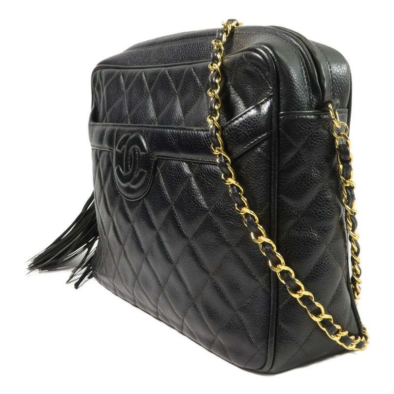 CHANEL 牛皮皮革Vintage Chain Shoulder Bag鏈帶肩背袋-2