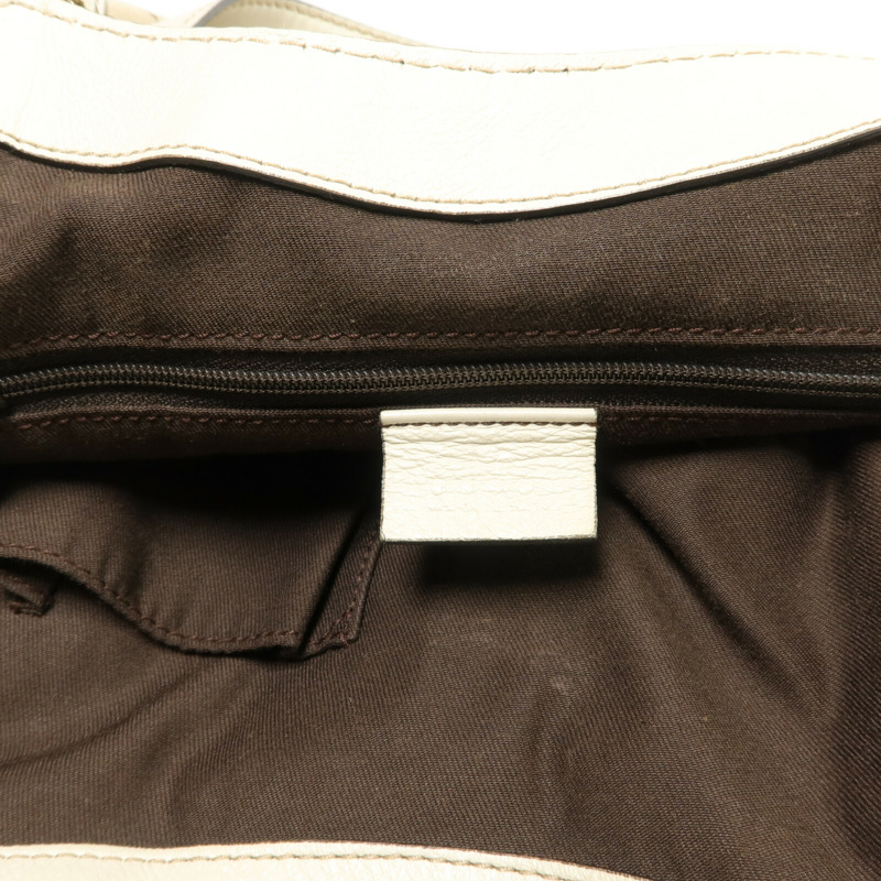 GUCCI 帆布/牛皮皮革Web Flap Tote肩背袋-17