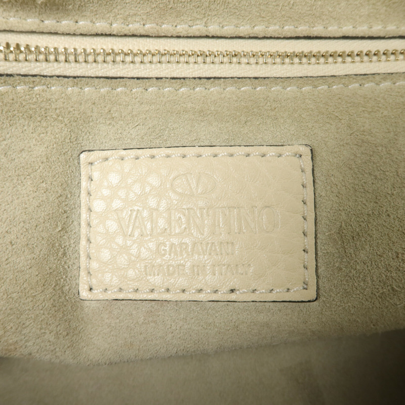 Valentino 牛皮皮革2 Way Shoulder手挽肩背兩用袋-5