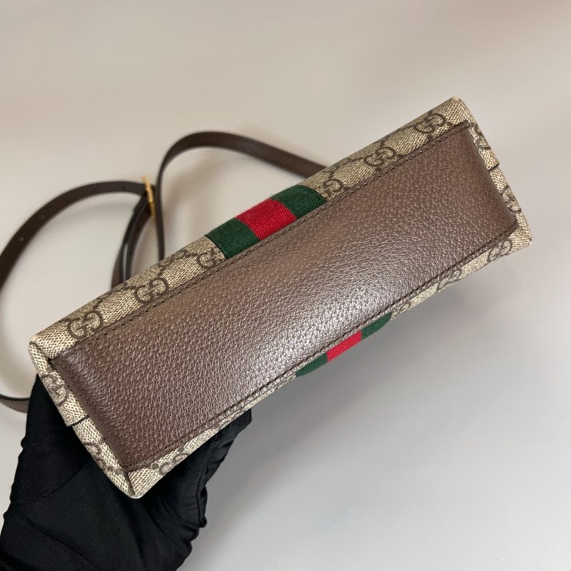 GUCCI 499621 老花貝殼包-4