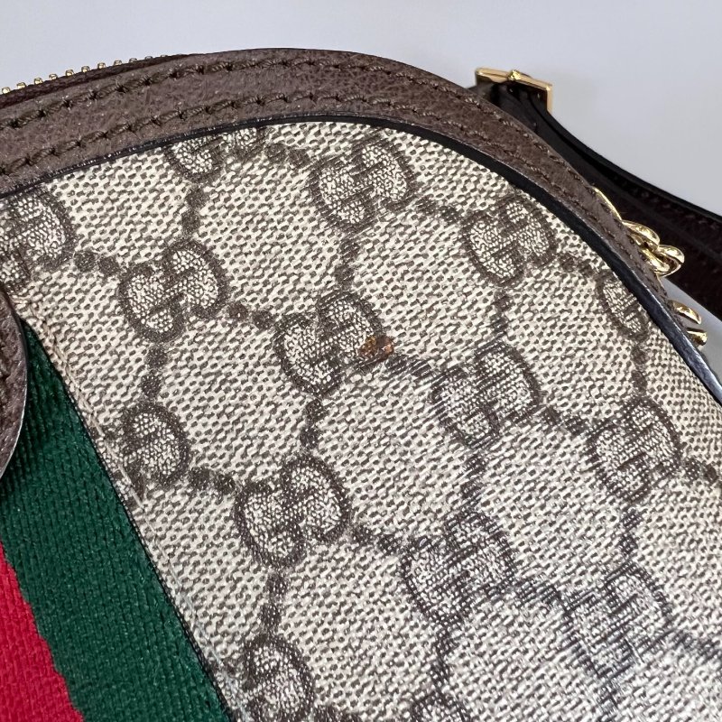 GUCCI 499621 老花貝殼包-8