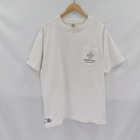 Chrome hearts 克羅心 白色 t-shirt 寬鬆 短袖