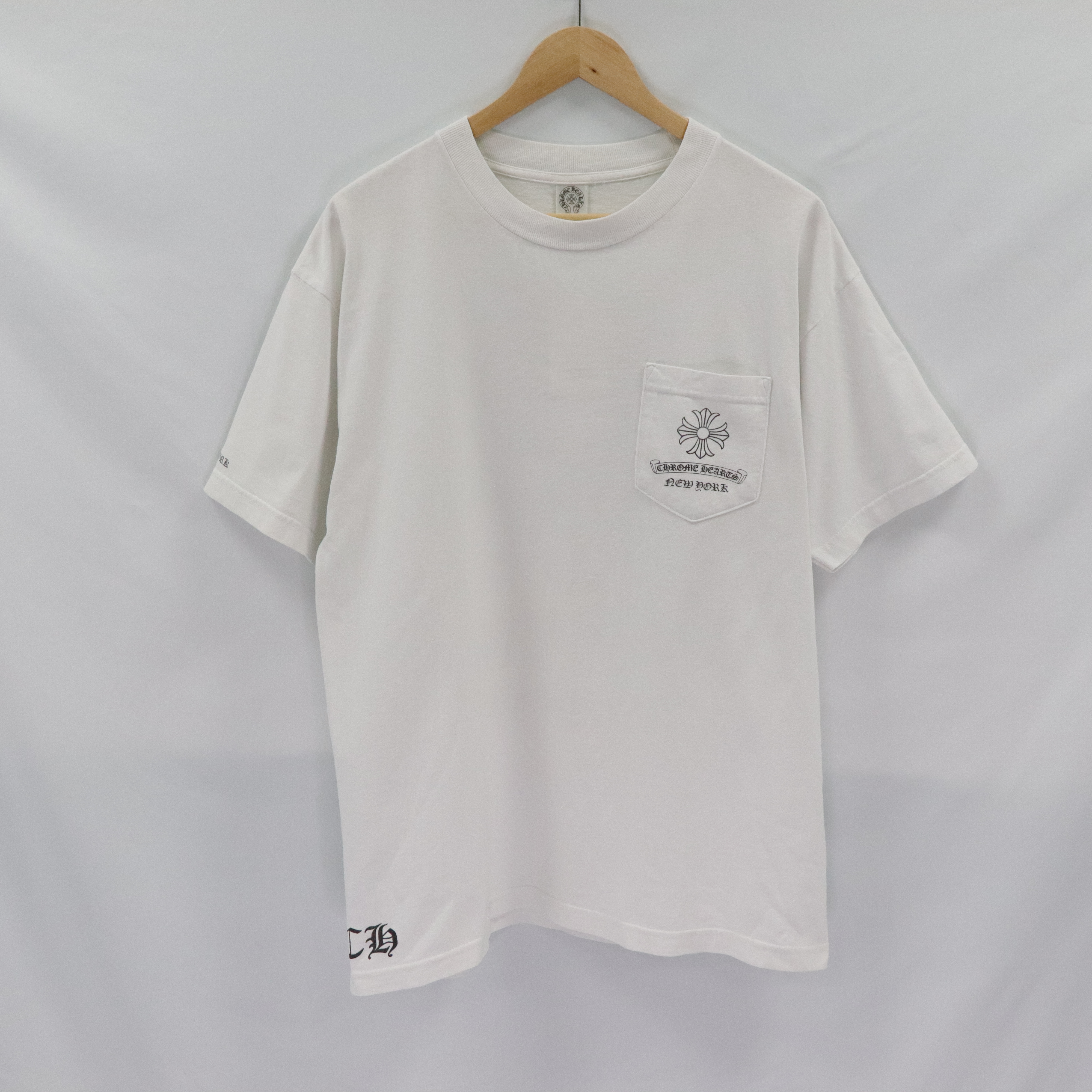 Chrome hearts 克羅心 白色 t-shirt 寬鬆 短袖-0