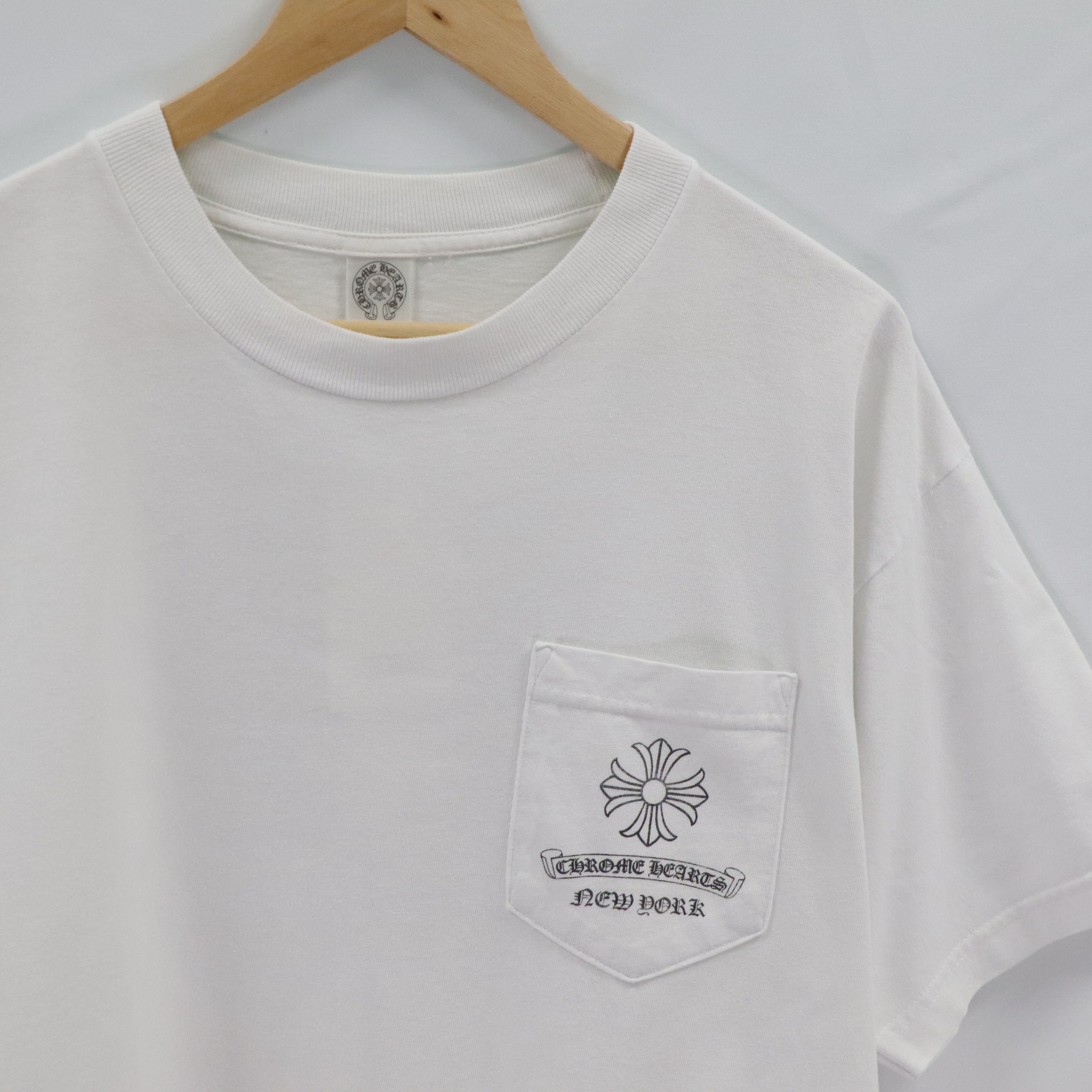 Chrome hearts 克羅心 白色 t-shirt 寬鬆 短袖-1