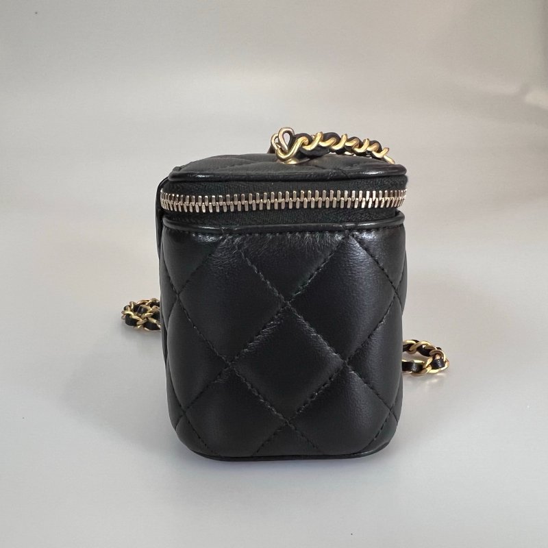 CHANEL 金球小盒子包羊皮黑 AP1447/晶片款-3