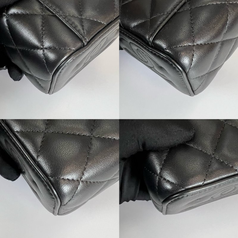 CHANEL 金球小盒子包羊皮黑 AP1447/晶片款-9