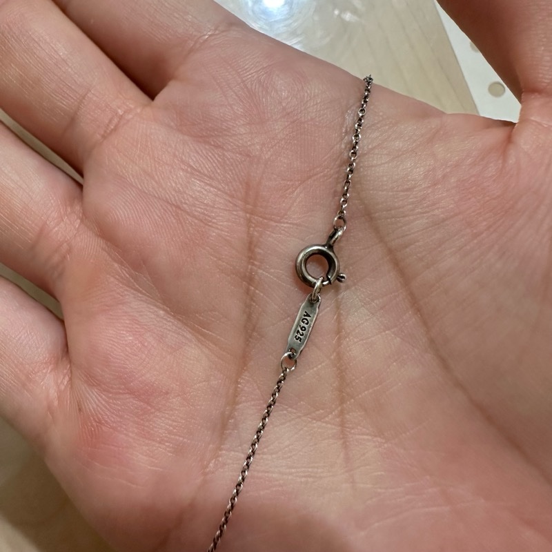 Return to Tiffany™ 迷你雙重心形吊飾鏈墜(藍色)-7