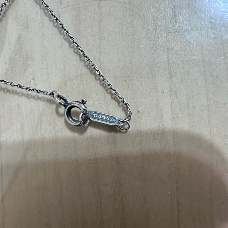 Return to Tiffany™ 迷你雙重心形吊飾鏈墜(藍色)-9