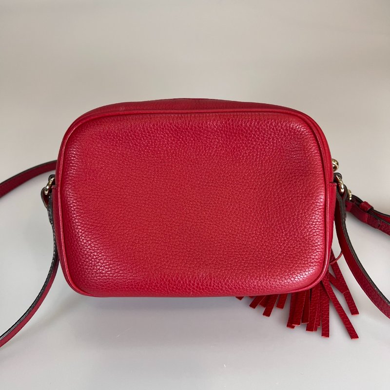 GUCCI 308364 紅色SOHO相機包-1