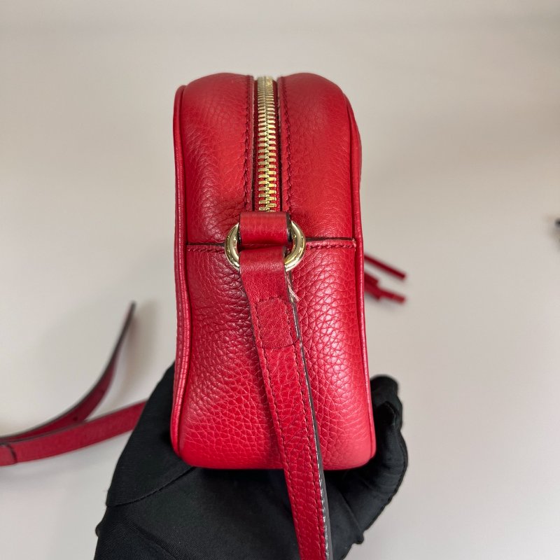 GUCCI 308364 紅色SOHO相機包-2