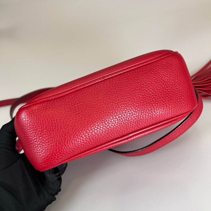 GUCCI 308364 紅色SOHO相機包-4