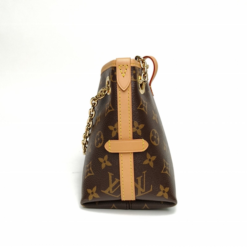 LOUIS VUITTON CARRYALLBB老花PVC金扣晶片肩背包-1