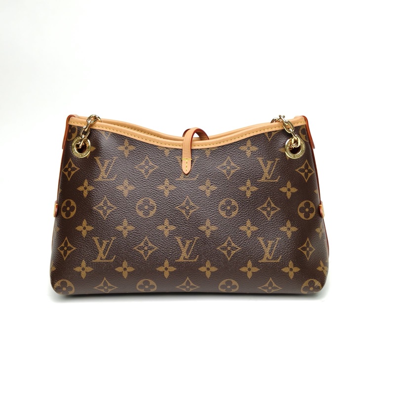 LOUIS VUITTON CARRYALLBB老花PVC金扣晶片肩背包-2