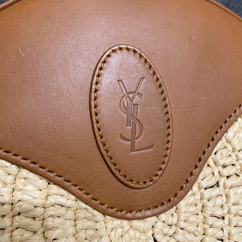 Saint Laurent (YSL) Round Camera Bag 圓形編織斜背包-13
