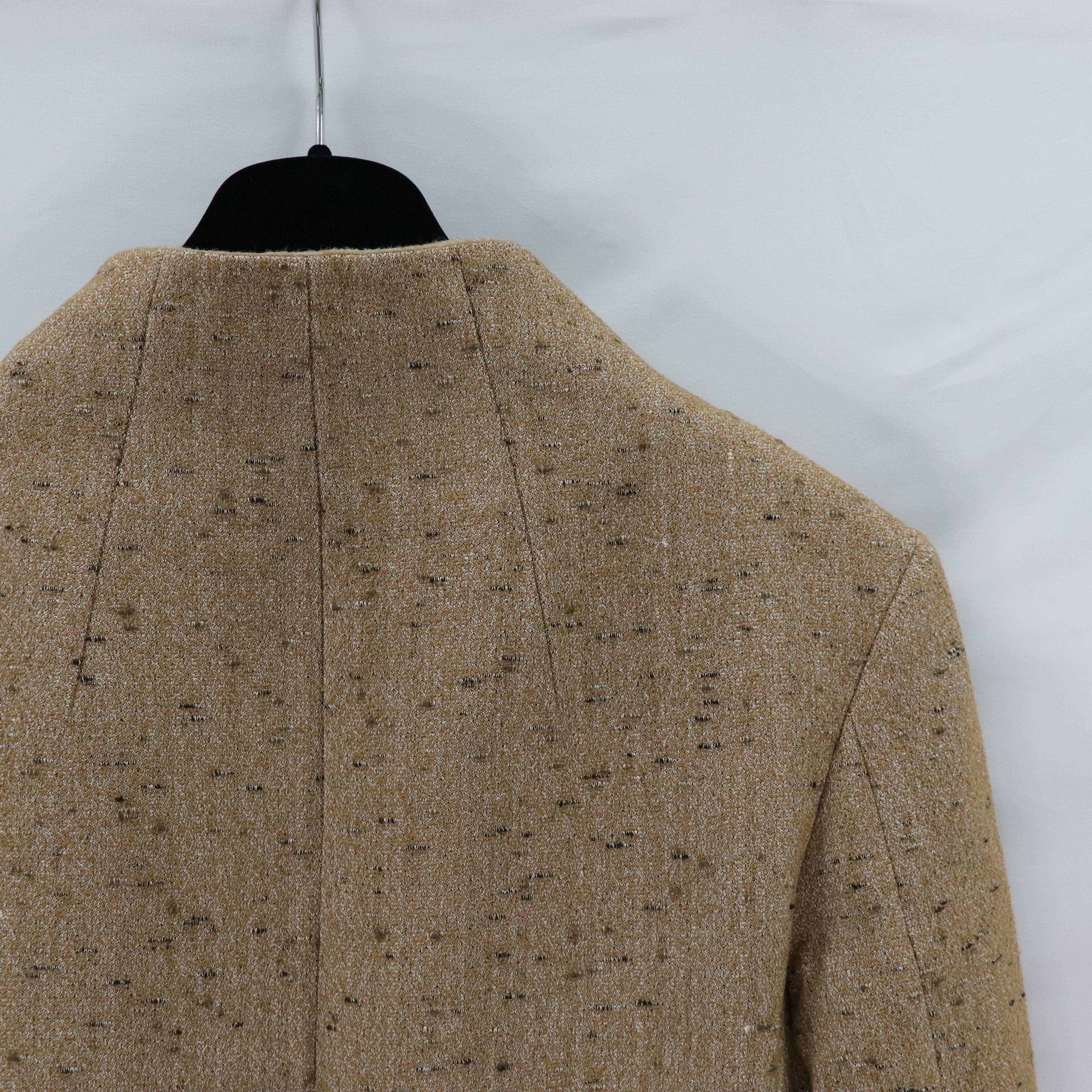 Bottega Veneta 寶緹嘉 棕色 羊毛 粗毛呢 西裝外套 740379 專櫃 13 萬-2
