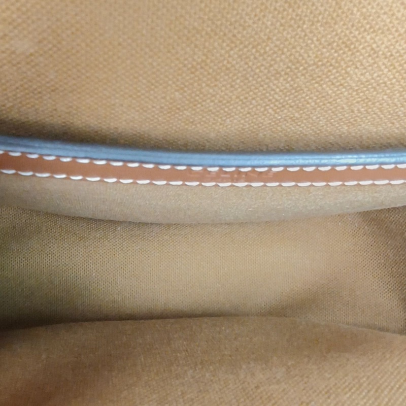 CELINE Folco馬鞍包中號凱旋門印花褐色PVC肩背包-4