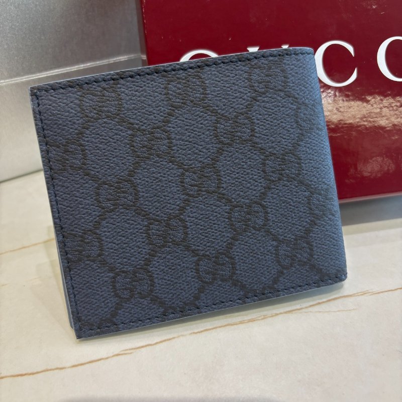 *SHIHNA名牌精品* Gucci GG Supreme 老花帆布短夾-2