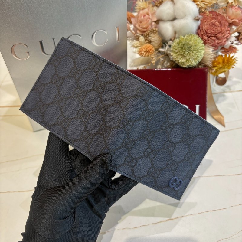 *SHIHNA名牌精品* Gucci GG Supreme 老花帆布短夾-9