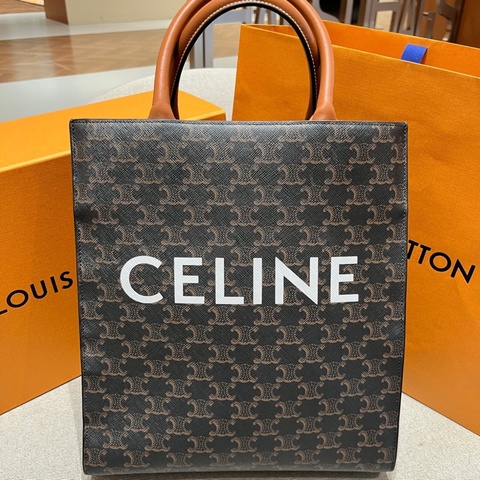 Celine賽琳 大號老花琴譜托特包 2019年 後配肩帶
