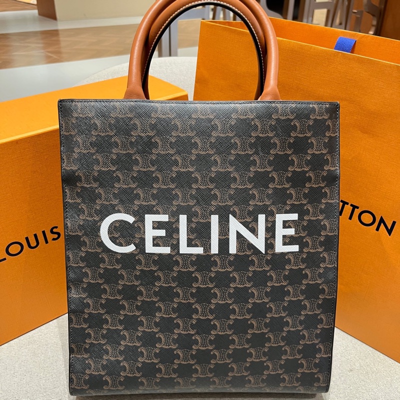 Celine賽琳 大號老花琴譜托特包 2019年 後配肩帶-0