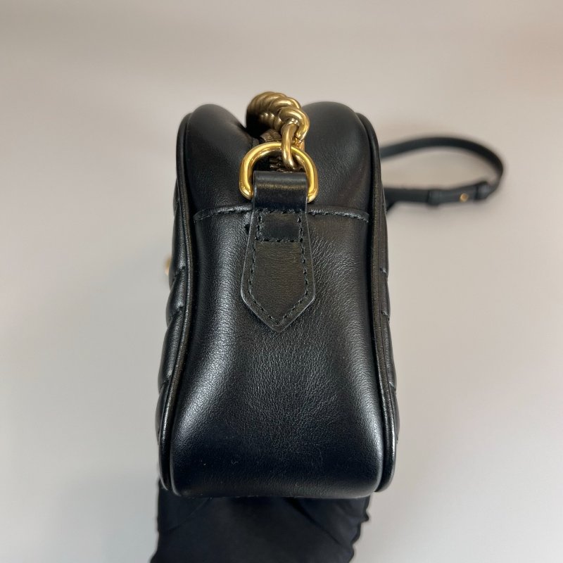 GUCCI 447632 黑Marmont相機包 24CM-3