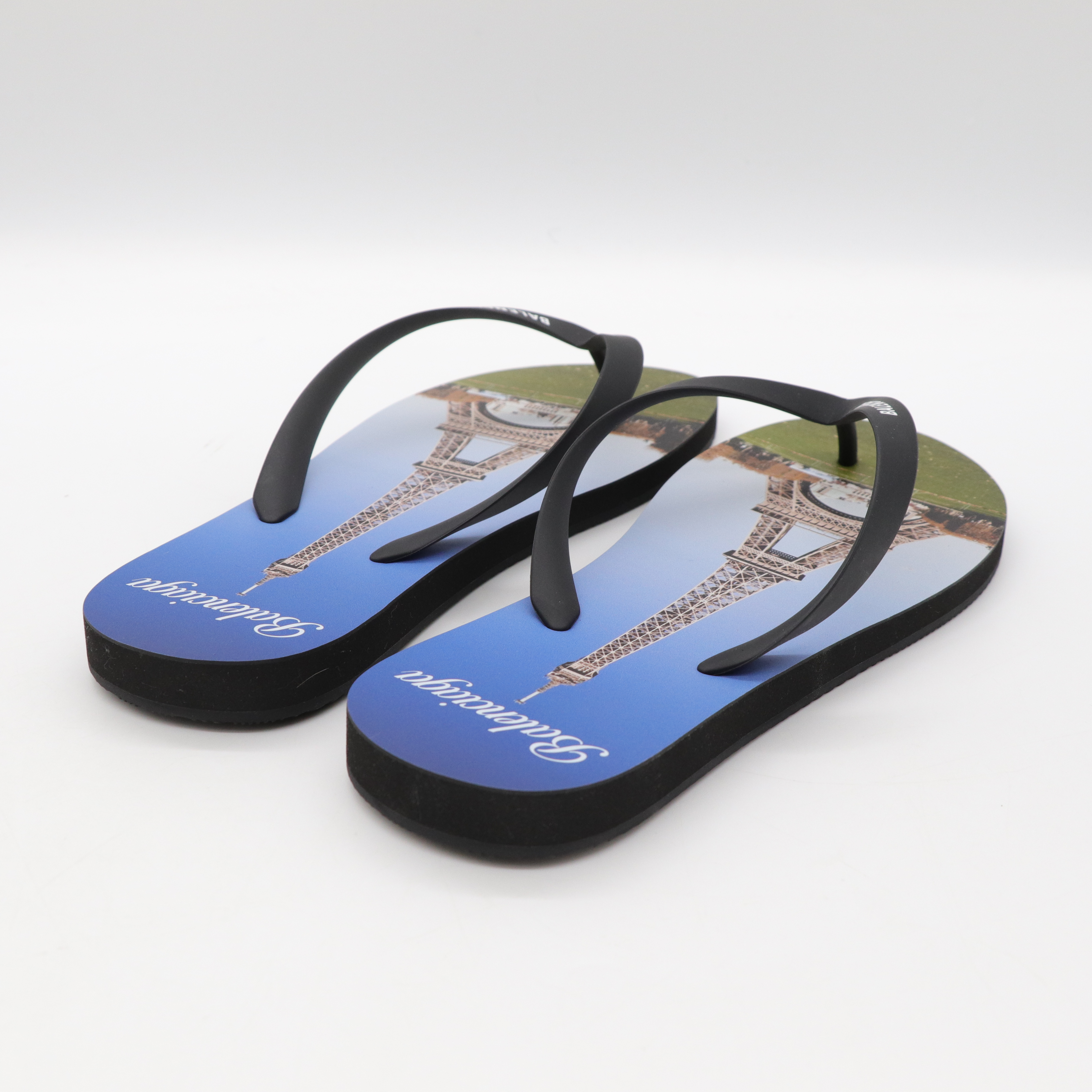 Balenciaga 巴黎世家 巴黎鐵塔 海灘 夾腳拖 拖鞋 42 (全新商品)-5
