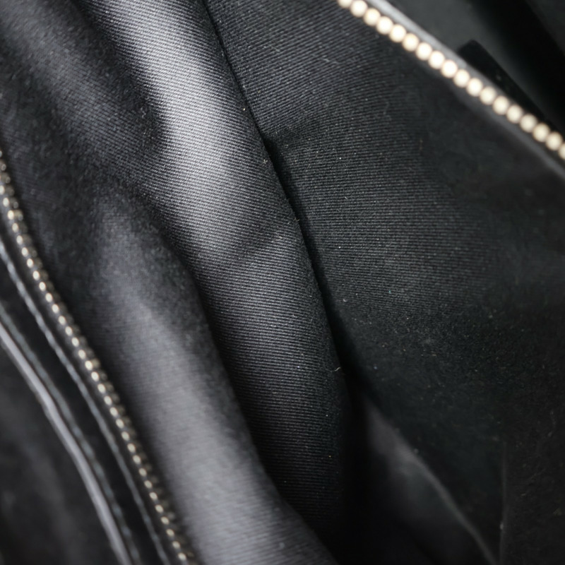 黑色 GG帆布 Bamboo Bullet 肩背包【GUCCI 古馳】 111713-3