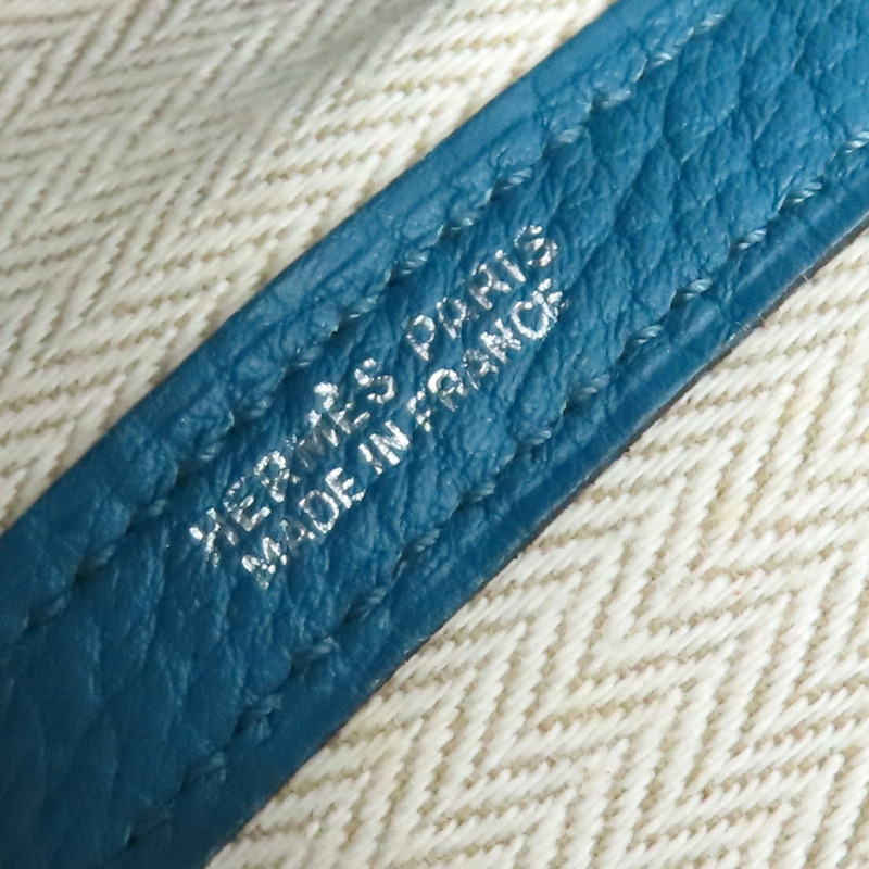鈷藍色 Negonda牛皮 Garden Party 36 手提包 □Q刻【HERMES 愛馬仕】-4