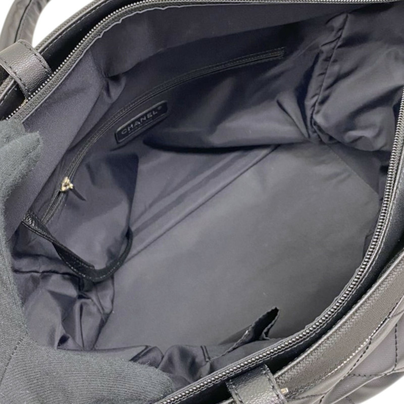 黑色 帆布 Paris Biarritz 托特包 肩背包 無卡【CHANEL 香奈兒】 A34210-2